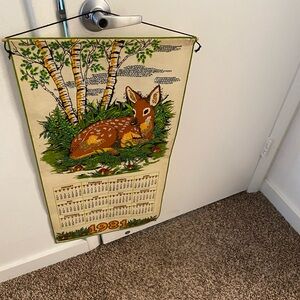 vintage calendar 1981multicolored beautiful